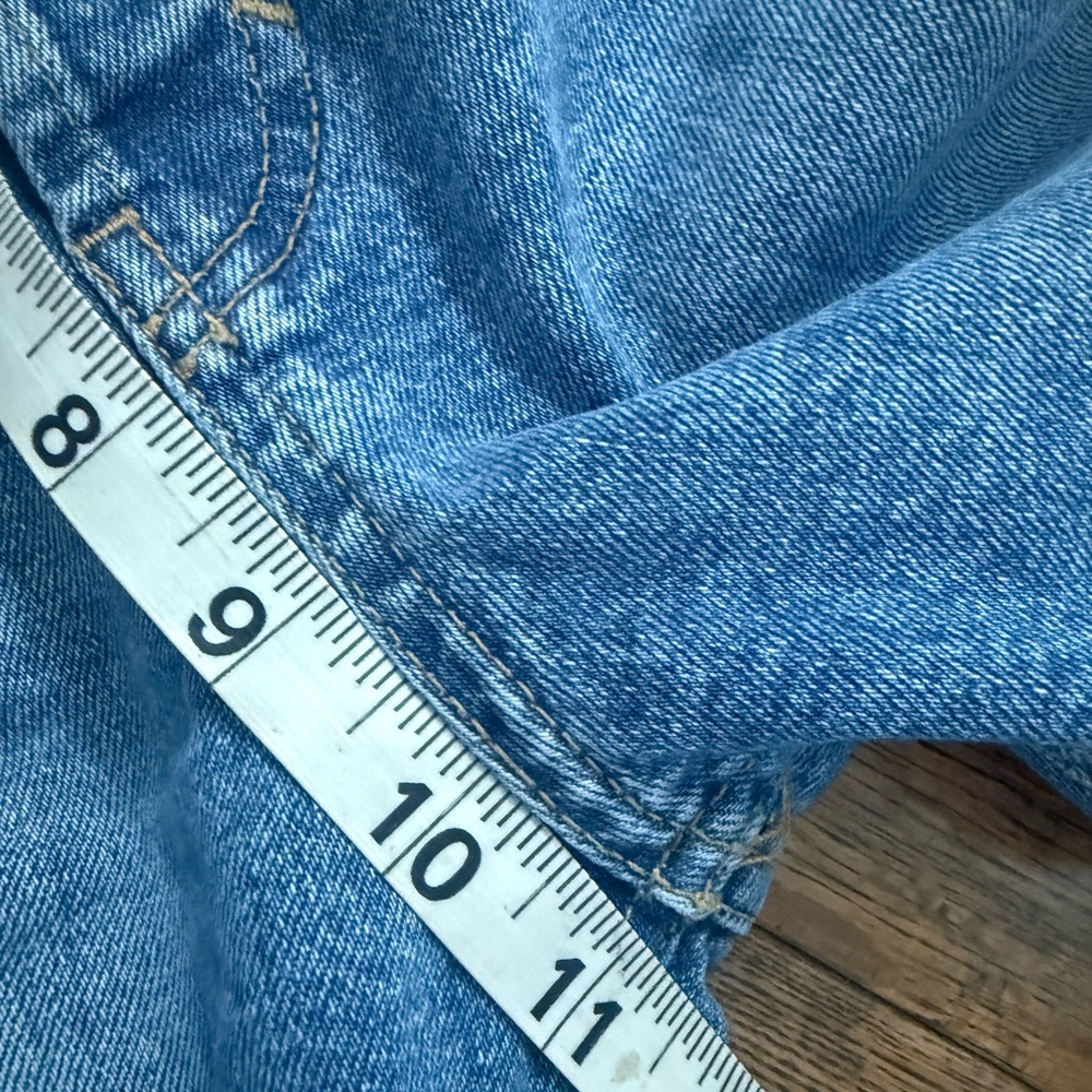 Free People Emmy High Waist Boho Split Raw Hem Jeans Size 28 - Picture 9 of 10